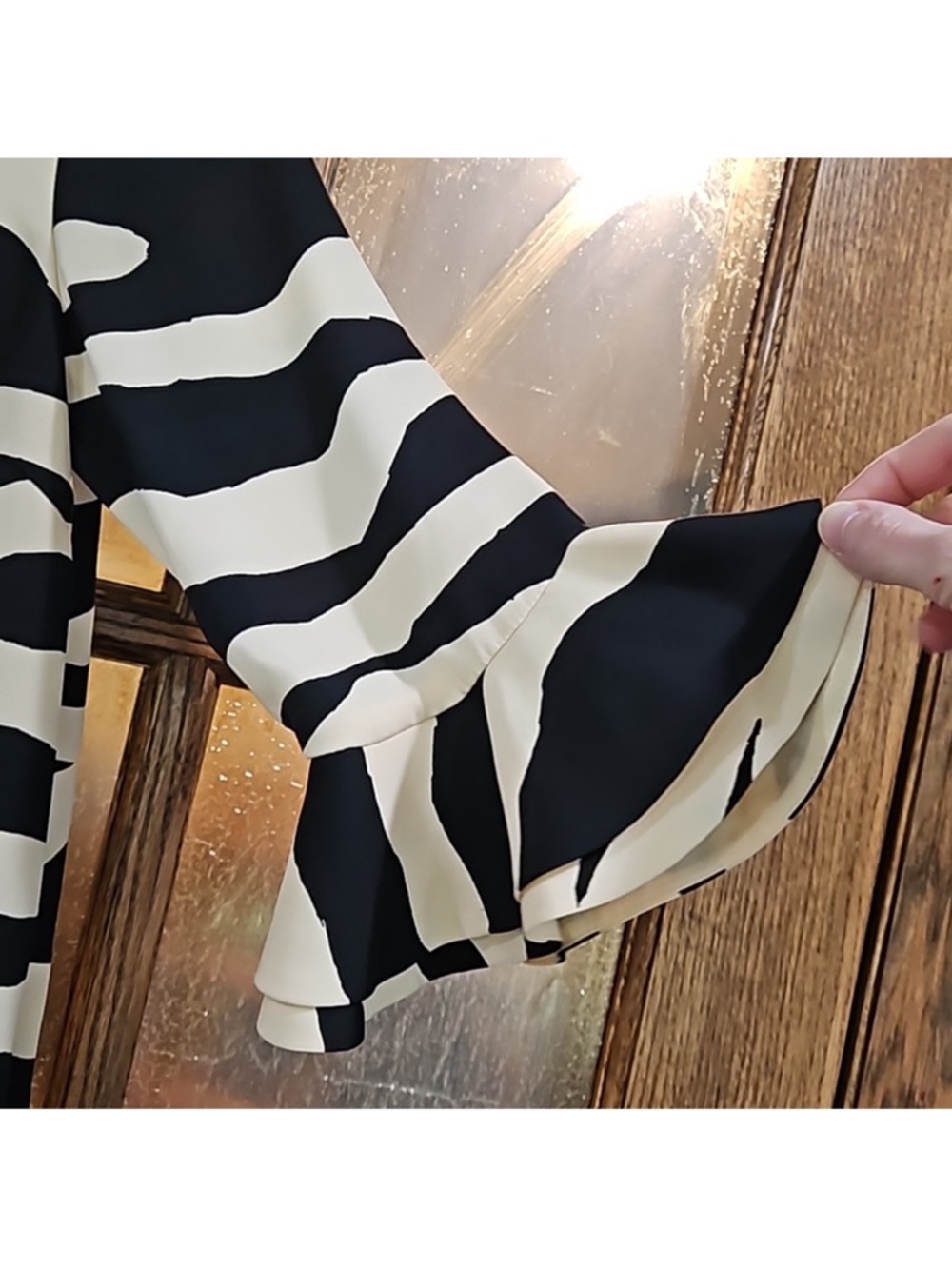 Kate Spade Andorra Zebra Striped Dress Size 6 NWOT - Picture 7 of 9